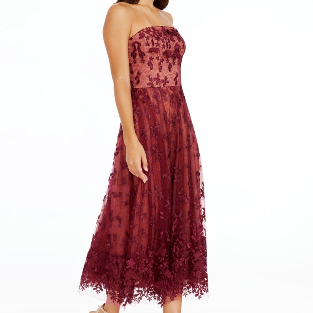 DRESS THE POPULATION Kailyn Dress gown midi - Picture 2 of 11